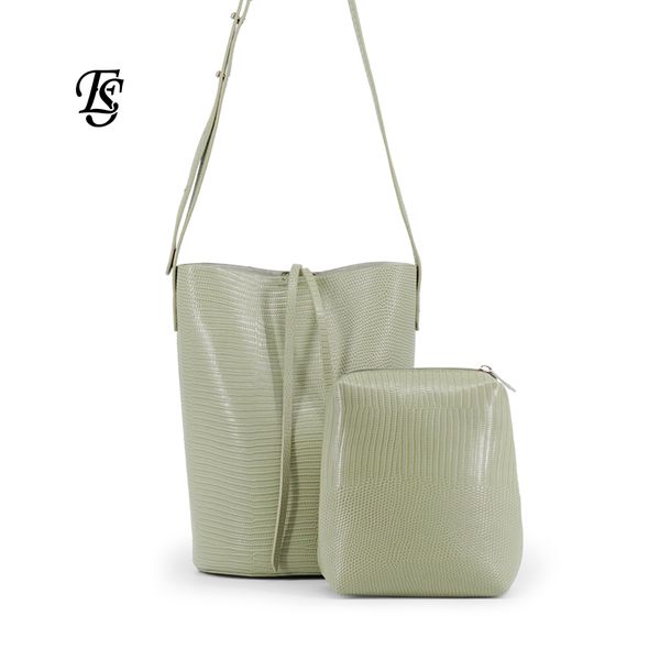 2 pcs fashion single shoulder bag for women pu leather lizards grain female bags casual handbag wallet large capacity bucket bag
2 pcs fashion single shoulder bag for women pu leather lizards grain female bags casual handbag wallet large capacity bucket bag