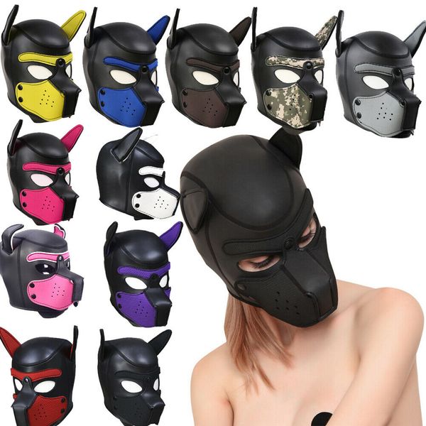 party masks pup puppy play dog hood mask padded latex rubber role play cosplay full head+ears halloween mask toy for couples
party masks pup puppy play dog hood mask padded latex rubber role play cosplay full head+ears halloween mask toy for couples