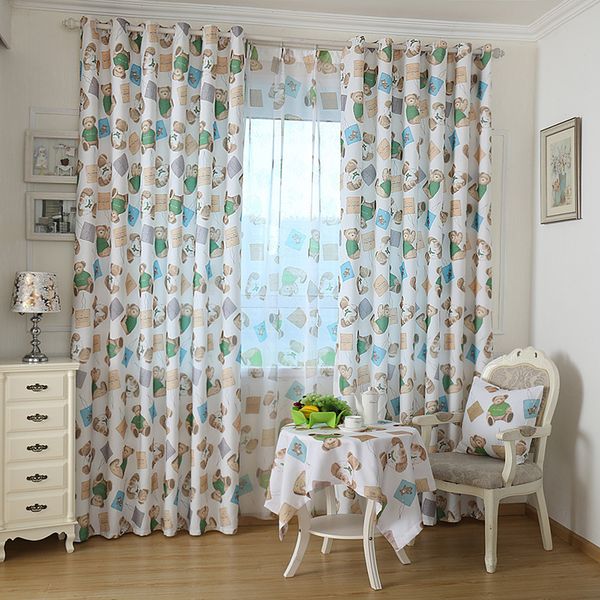new cartoon bear printing shade curtains for living dining room bedroom
new cartoon bear printing shade curtains for living dining room bedroom
