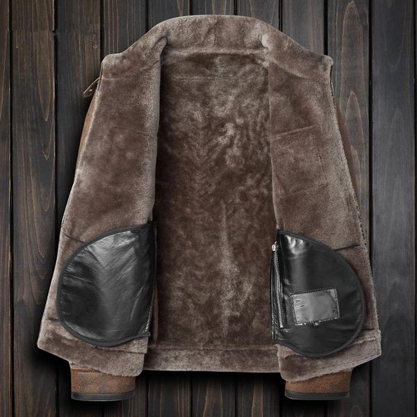 men's leather genuine 2020 sheepskin coat for men winter jacket natural wool fur liner warm jackets f-pgd-89022 my2978, Black
men's leather genuine 2020 sheepskin coat for men winter jacket natural wool fur liner warm jackets f-pgd-89022 my2978, Black