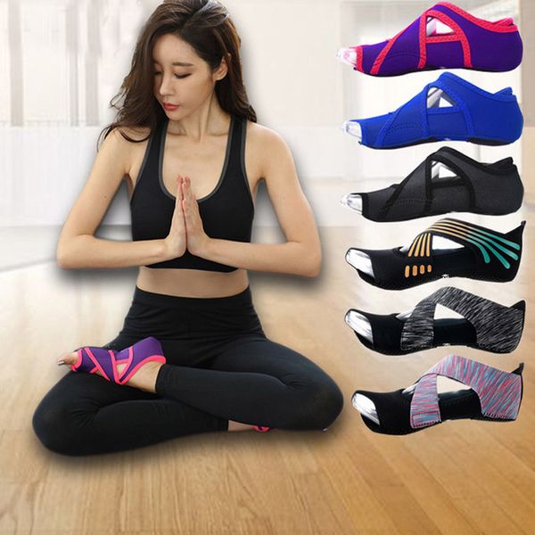 men women's anti-slip fitness dance pilates socks professional indoor yoga sock half toe backless fitness ballet ladies socks, Black
men women's anti-slip fitness dance pilates socks professional indoor yoga sock half toe backless fitness ballet ladies socks, Black