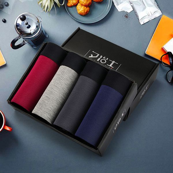 new men underwear gift box 4pca/lot soft breathable modal boxer brand designer print male mens underwear boxers drop shipping, Black;white
new men underwear gift box 4pca/lot soft breathable modal boxer brand designer print male mens underwear boxers drop shipping, Black;white