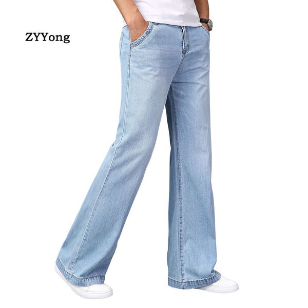 retro men's flare jeans pants bell bottom blue black loose large size classic fashion casual comfortable boot cut denim trousers
retro men's flare jeans pants bell bottom blue black loose large size classic fashion casual comfortable boot cut denim trousers