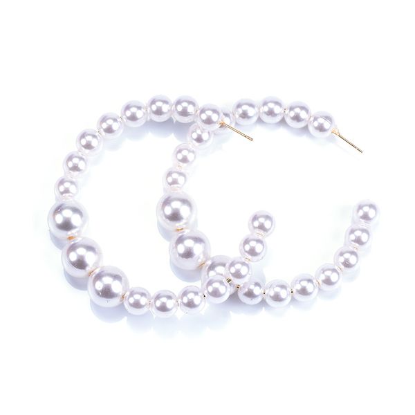 white pearl hoop earring simulated pearl round earrings for bridal party wedding statement female ear jewelry, Golden;silver
white pearl hoop earring simulated pearl round earrings for bridal party wedding statement female ear jewelry, Golden;silver