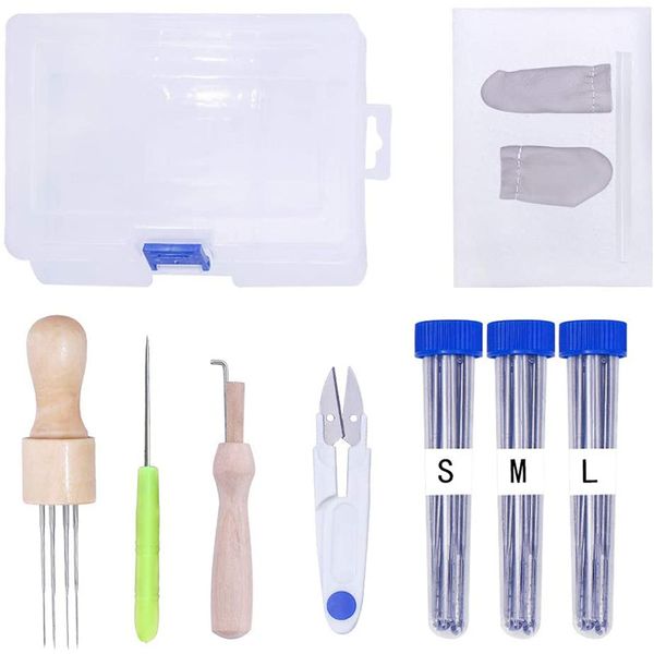 75pcs needle felting kit, needle felting needles, 8 tool holder, foam for diy wool, Black
75pcs needle felting kit, needle felting needles, 8 tool holder, foam for diy wool, Black
