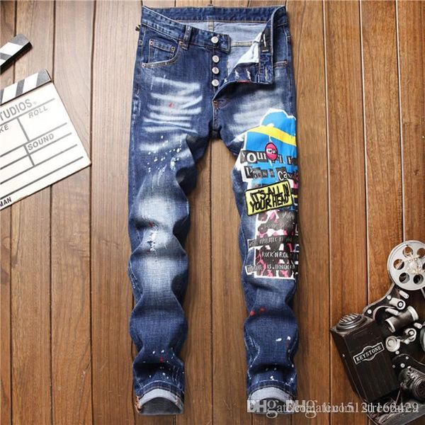 20 fashion luxury designer mens jeans first choice with leather and sweater slim fit motorcycle biker denim for men hip hop jeans, Blue
20 fashion luxury designer mens jeans first choice with leather and sweater slim fit motorcycle biker denim for men hip hop jeans, Blue