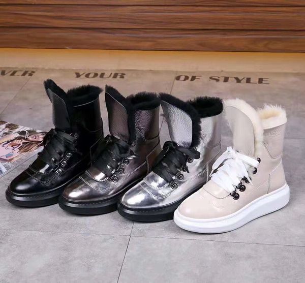 luxury21 winter snow boots 2019 fashion platform designer woman boots leather luxury tie woman shoes 100% quality wool warm snow boots, Black
luxury21 winter snow boots 2019 fashion platform designer woman boots leather luxury tie woman shoes 100% quality wool warm snow boots, Black