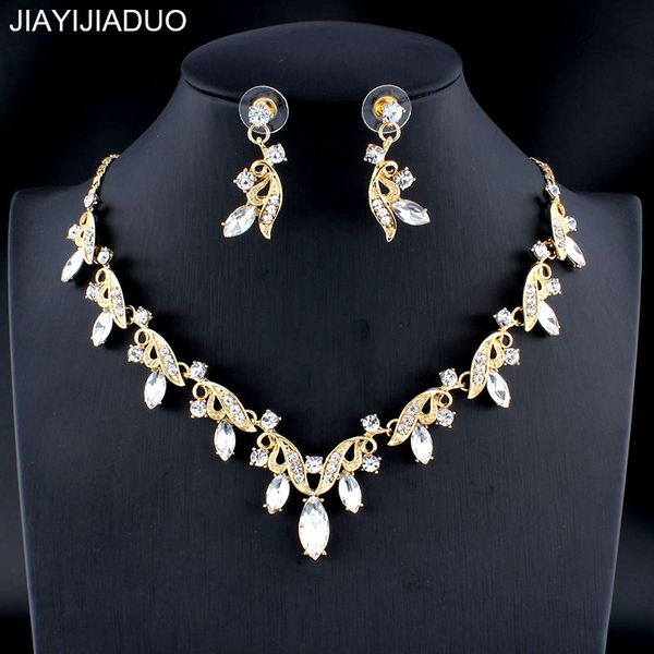 jiayijiaduo new 2018 fashion women wedding jewelry set silver / gold color fine necklace earrings set accessories gift, Slivery;golden
jiayijiaduo new 2018 fashion women wedding jewelry set silver / gold color fine necklace earrings set accessories gift, Slivery;golden