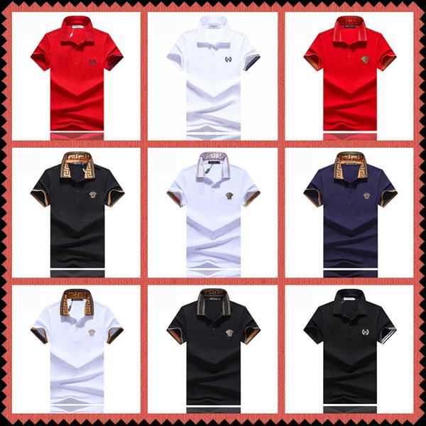 polo fashion summer short sleeve polo shirt men cotton print slim casual polos breathable embroidery casual shirt mens clothing m-3xl, White;black
polo fashion summer short sleeve polo shirt men cotton print slim casual polos breathable embroidery casual shirt mens clothing m-3xl, White;black