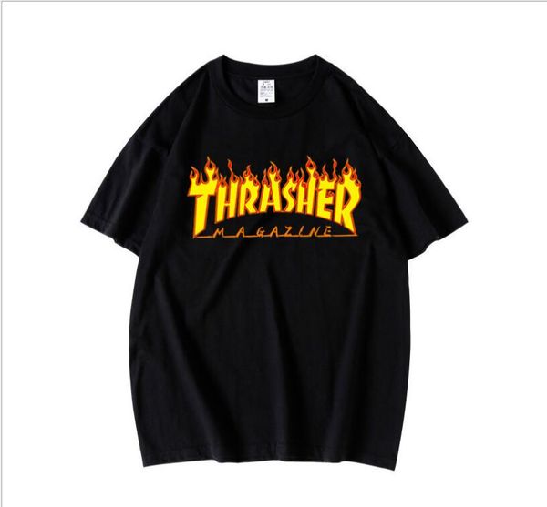 2020 men's brand hip-hop skatebo arding thrasher flame short-sleeved t-shirt hip-hop bottoming half-sleeved tee fast delivery
2020 men's brand hip-hop skatebo arding thrasher flame short-sleeved t-shirt hip-hop bottoming half-sleeved tee fast delivery
