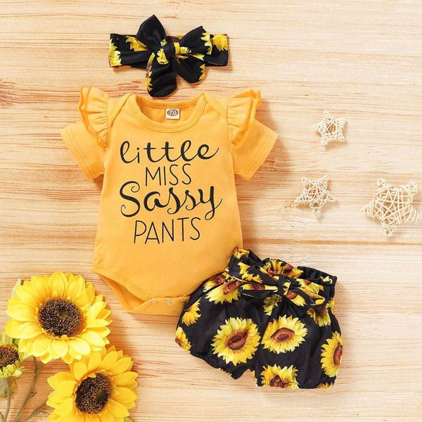 3pcs baby girls summer clothes set infant baby girls letter ruffles short sleeve romper bodysuit+sunflower shorts outfits set, White
3pcs baby girls summer clothes set infant baby girls letter ruffles short sleeve romper bodysuit+sunflower shorts outfits set, White