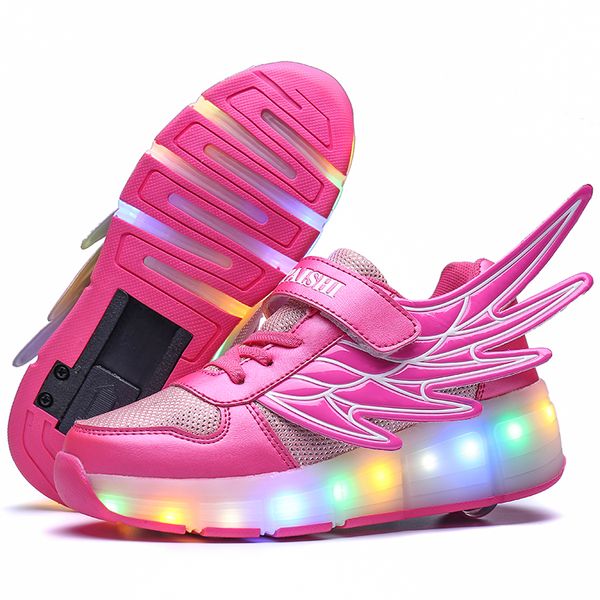 blue pink black usb charging fashion girls boys led light roller skate shoes for children kids sneakers with wheels one wheels
blue pink black usb charging fashion girls boys led light roller skate shoes for children kids sneakers with wheels one wheels
