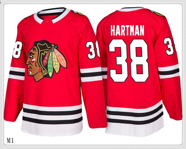 2018 2019 Hockey Jerseys Quick Dry blue Polyester Embroidery Logos Free Shipping Cheap wholesale Men Jersey Free Shipping38