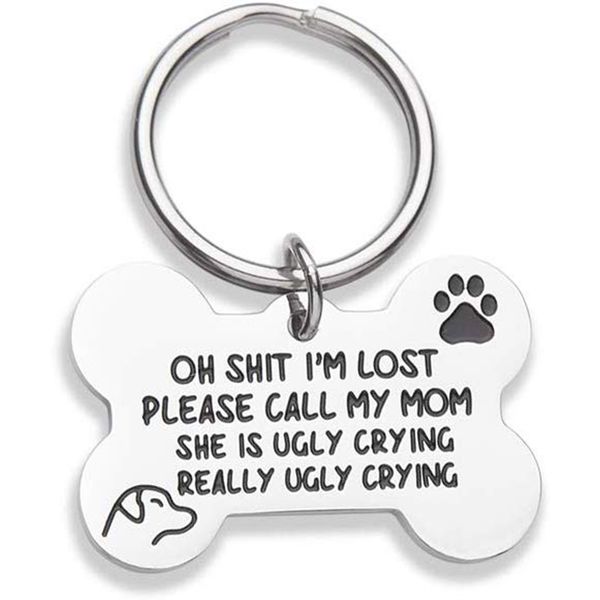 stainless steel pet id tags key ring laser engraved pet tag for dog cats accessories id tags cute keychain, Silver
stainless steel pet id tags key ring laser engraved pet tag for dog cats accessories id tags cute keychain, Silver