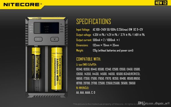 original nitecore new i2 digicharger lcd display battery charger universal nitecore i2 charger vs nitecore i2 d2 d4 um10 um20 ship
original nitecore new i2 digicharger lcd display battery charger universal nitecore i2 charger vs nitecore i2 d2 d4 um10 um20 ship