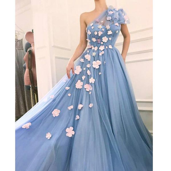 baby blue one shoulder prom dresses long 3d flowers appliques formal long evening gowns girls birthday party dress, Black
baby blue one shoulder prom dresses long 3d flowers appliques formal long evening gowns girls birthday party dress, Black