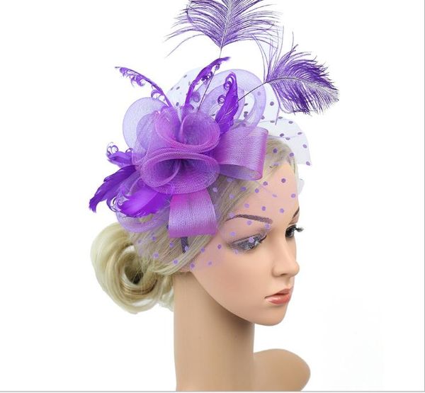 headdress bride banquet mesh with hat hair trim, Silver
headdress bride banquet mesh with hat hair trim, Silver