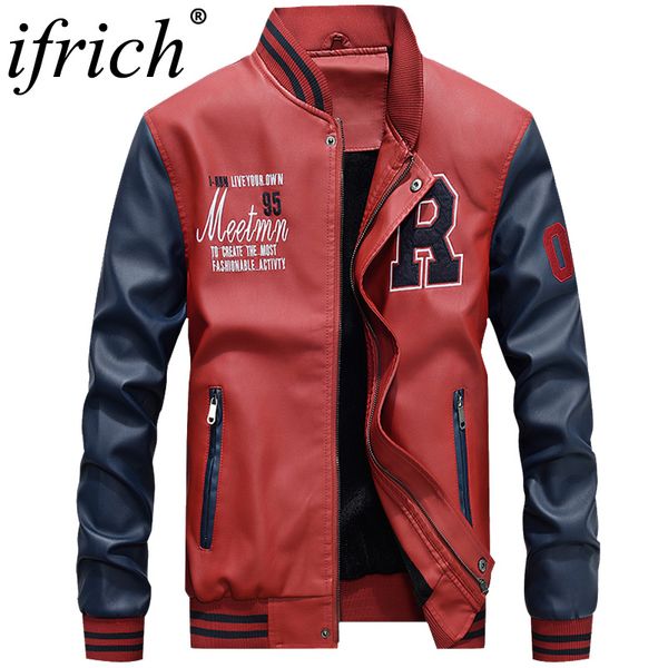 ifrich faux leather jacket men fashion autumn motorcycle pu leather male winter bomber jackets outerwear coat streetwear, Black
ifrich faux leather jacket men fashion autumn motorcycle pu leather male winter bomber jackets outerwear coat streetwear, Black
