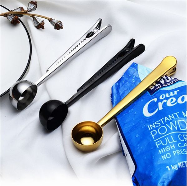 quality stainless steel coffee spoons golden ground scoop spoon with seal bag multicolor ladle with clip a02
quality stainless steel coffee spoons golden ground scoop spoon with seal bag multicolor ladle with clip a02