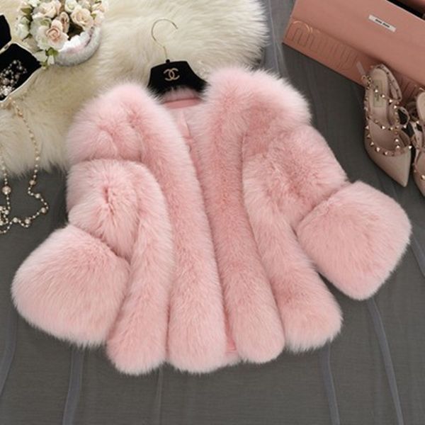 trend-setter 2018 winter fashion fake fur jacket women pink short jacket and coat laides, Black;brown
trend-setter 2018 winter fashion fake fur jacket women pink short jacket and coat laides, Black;brown