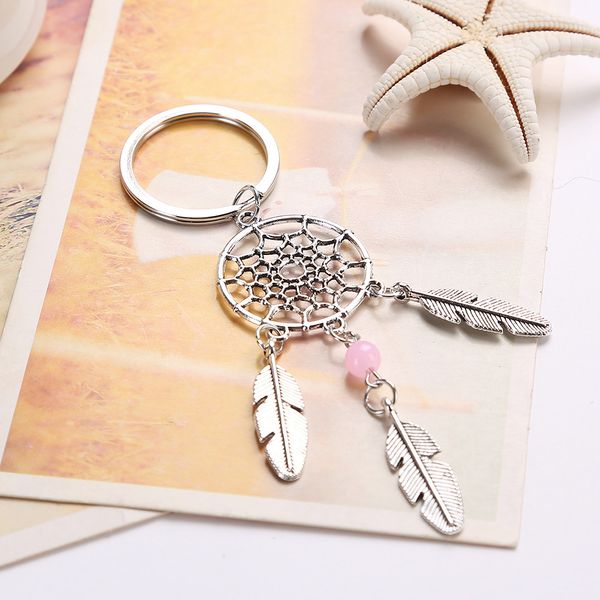 2019dreamcatcher turquoise feather tassel keychain bag handbag ring car key pendant fashion dream catcher keychain, Silver
2019dreamcatcher turquoise feather tassel keychain bag handbag ring car key pendant fashion dream catcher keychain, Silver