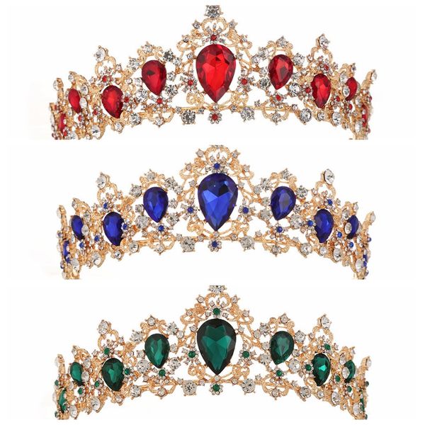 retro baroque color rhinestone beaded bridal crown tiaras princess diadem women bride headbands wedding prom hair accessories
retro baroque color rhinestone beaded bridal crown tiaras princess diadem women bride headbands wedding prom hair accessories