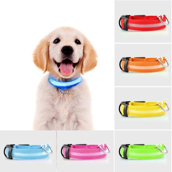 7 colors led pet dog collars fluorescent safety night flash dog leash nylon harness for small medium large dogs accessories
7 colors led pet dog collars fluorescent safety night flash dog leash nylon harness for small medium large dogs accessories