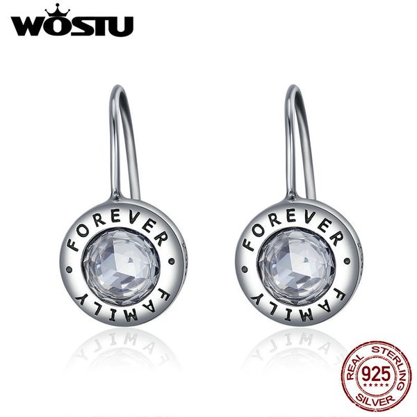 wostu 100% authentic 925 sterling silver family forever drop earrings for women original fine jewelry brincos gift cqe219
wostu 100% authentic 925 sterling silver family forever drop earrings for women original fine jewelry brincos gift cqe219