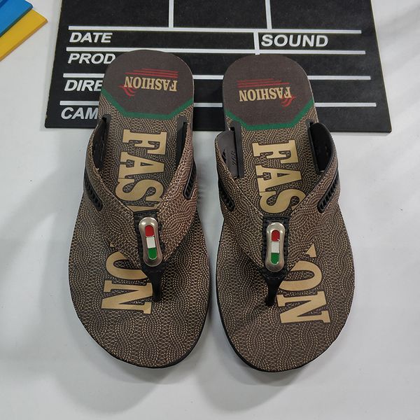 flat with beach slides for men leisure solid outside slippers buckle shallow summer shoes, Black
flat with beach slides for men leisure solid outside slippers buckle shallow summer shoes, Black