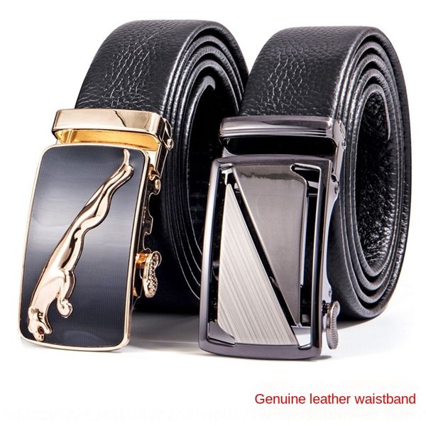 leather men's genuine leather layer cowhide business all-match automatic belt buckle belt, Black;brown
leather men's genuine leather layer cowhide business all-match automatic belt buckle belt, Black;brown