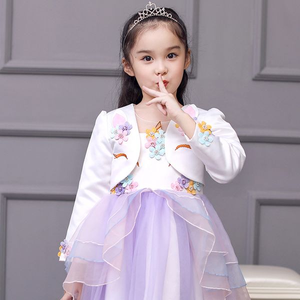autumn winter new style unicorn dress for girls clothing christmas new year costume cotton long sleeve white kids party clothes, Blue;gray
autumn winter new style unicorn dress for girls clothing christmas new year costume cotton long sleeve white kids party clothes, Blue;gray