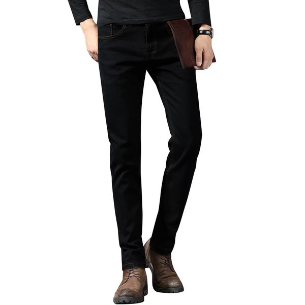 2019 men's jeans ripped striaght slim black elasticity painted soft biker jeans high street distressed cowboys pants, Blue 
2019 men's jeans ripped striaght slim black elasticity painted soft biker jeans high street distressed cowboys pants, Blue