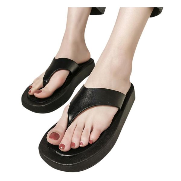 new style thick bottom non-slip flip flops woman shoes new arrival non-slip women's summer footwear zapatos de mujerflip flops, Black
new style thick bottom non-slip flip flops woman shoes new arrival non-slip women's summer footwear zapatos de mujerflip flops, Black