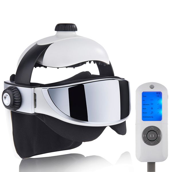 electric head massager helmet automatic heating air pressure vibration therapy massager music muscle stimulator health care
electric head massager helmet automatic heating air pressure vibration therapy massager music muscle stimulator health care
