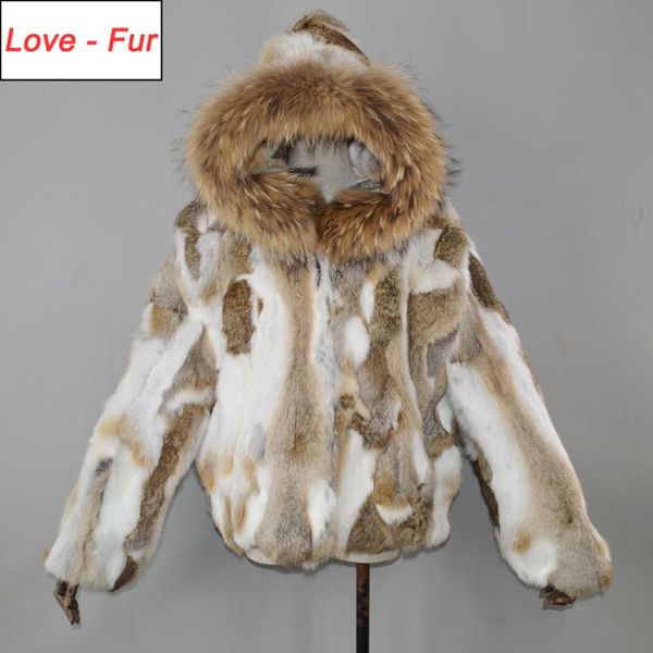natural real fur coat women spring winter fur short jacket with raccoon collar real hooded overcoat, Black
natural real fur coat women spring winter fur short jacket with raccoon collar real hooded overcoat, Black