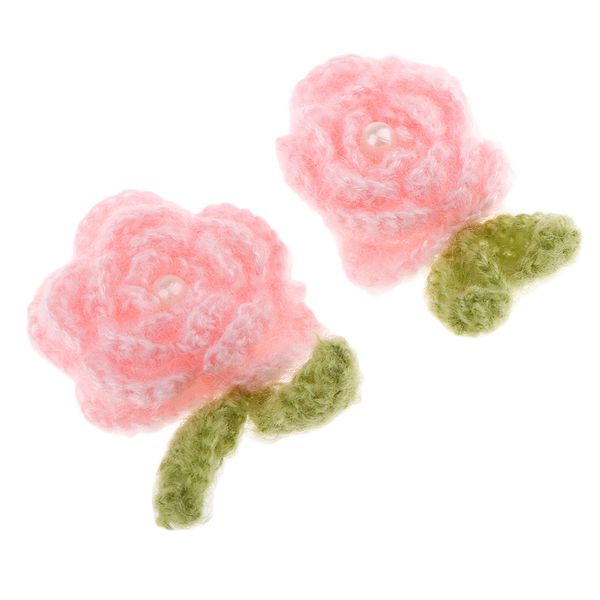 2pcs handmade crochet appliques sew on applique patch fits for dresses, dolls, toys, crafts, Black
2pcs handmade crochet appliques sew on applique patch fits for dresses, dolls, toys, crafts, Black