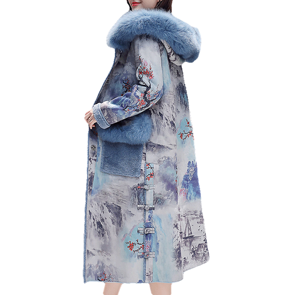vrex 2019 new arrival women clothing winter loose version novelty in style women coat chinese style flow medium-leng woman, Black
vrex 2019 new arrival women clothing winter loose version novelty in style women coat chinese style flow medium-leng woman, Black