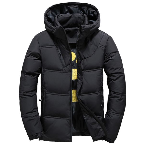 2019 new winter jacket men quality thermal casual hooded coat snow parka male thick warm overcoat fashion white duck down jacket, Black
2019 new winter jacket men quality thermal casual hooded coat snow parka male thick warm overcoat fashion white duck down jacket, Black