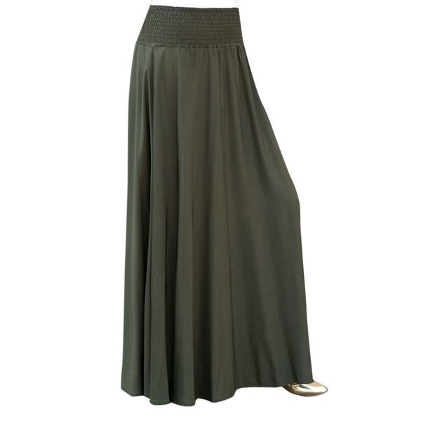 women fashion elastic waist solid pleated skirt vintage a-line loose long skirts summer casual solid ankle-length skirt sale, Black
women fashion elastic waist solid pleated skirt vintage a-line loose long skirts summer casual solid ankle-length skirt sale, Black