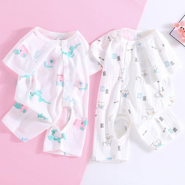 baby one-piece clothes cotton thin baby summer short-sleeved open romper newborn romper, Blue
baby one-piece clothes cotton thin baby summer short-sleeved open romper newborn romper, Blue