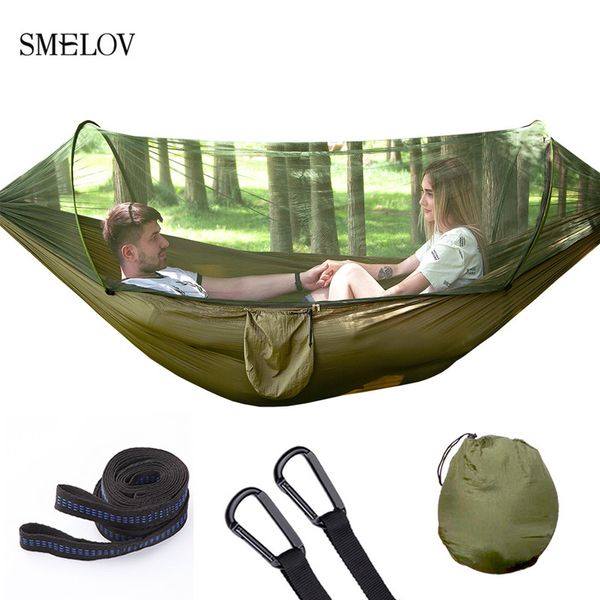 portable automatic quick opening hanging hammock camping swing sleeping bed 1/2 person outdoor mosquito net parachute hammock
portable automatic quick opening hanging hammock camping swing sleeping bed 1/2 person outdoor mosquito net parachute hammock