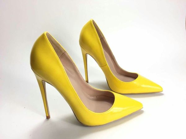 2019 women new fashion wedding lady yellow patent leather poined toes high heeled heels shoes stiletto shoes pump 12cm 10cm, Black
2019 women new fashion wedding lady yellow patent leather poined toes high heeled heels shoes stiletto shoes pump 12cm 10cm, Black