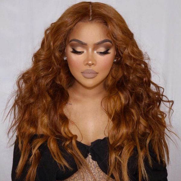 pre plucked silk lace frontal wigs 30# honey blonde brazilian loose wave full lace human hair wigs, Black;brown
pre plucked silk lace frontal wigs 30# honey blonde brazilian loose wave full lace human hair wigs, Black;brown