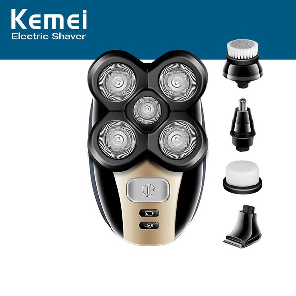 kemei 5 in 1 electric shaver men nose hair trimmer washable 4d floating blade head shaving beard trimmer razor nose hair cutter
kemei 5 in 1 electric shaver men nose hair trimmer washable 4d floating blade head shaving beard trimmer razor nose hair cutter