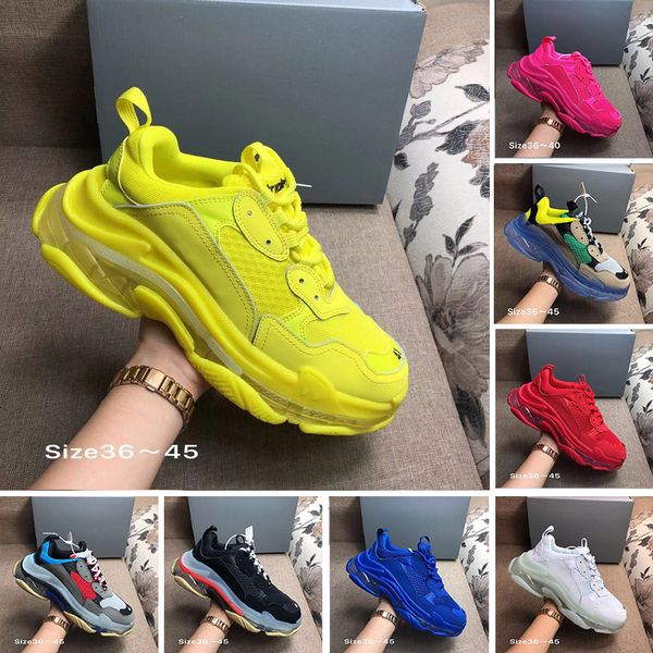 2020 with box r 17fw triple s adds a clear bubble midsole sneakers mens women neon green luxury increasing brand casual dad shoes
2020 with box r 17fw triple s adds a clear bubble midsole sneakers mens women neon green luxury increasing brand casual dad shoes