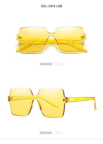 square shape sunglasses women rimless frame tint clear lens colorful sun glasses outdoor eyewear 6 colors 9809, White;black
square shape sunglasses women rimless frame tint clear lens colorful sun glasses outdoor eyewear 6 colors 9809, White;black
