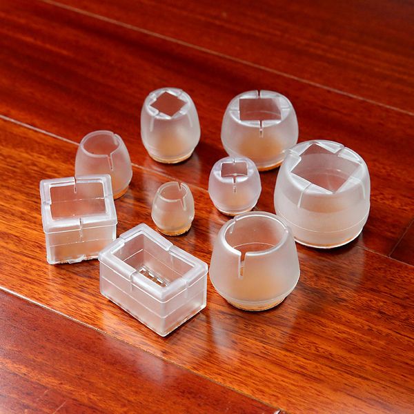 4 pack silicone thickened transparent non-slip furniture, table and chair legs, protective cover pad
4 pack silicone thickened transparent non-slip furniture, table and chair legs, protective cover pad