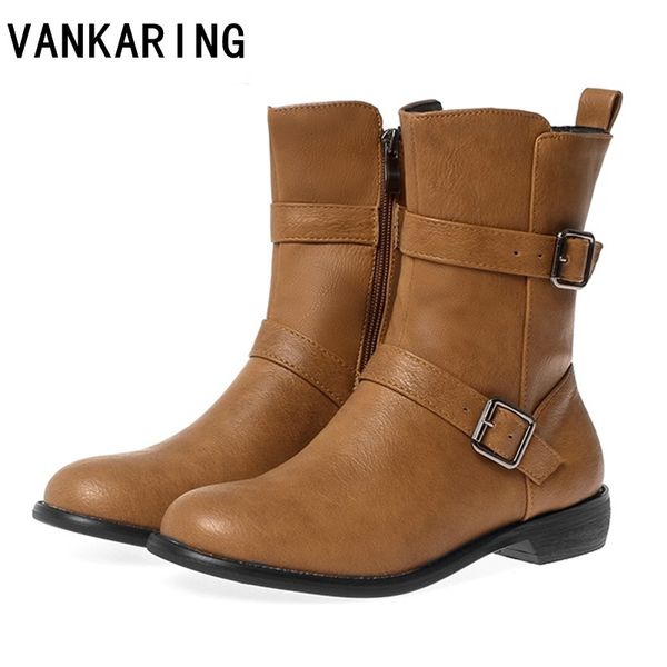 autumn winter punk style pu leather buckle motorcycle boots woman's ankle boots casual shoes woman platform snow riding, Black
autumn winter punk style pu leather buckle motorcycle boots woman's ankle boots casual shoes woman platform snow riding, Black