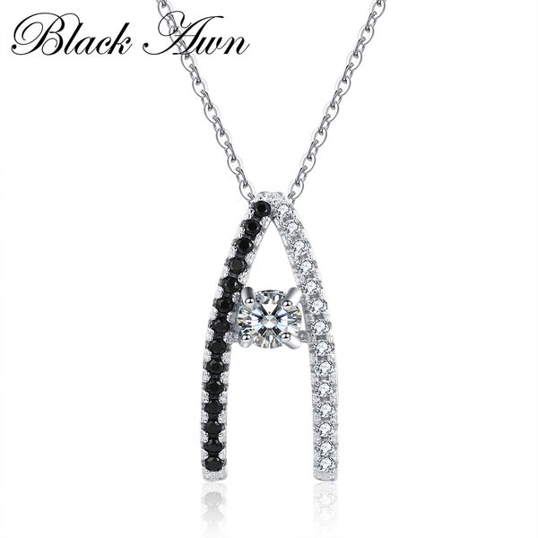 black awn 2019 new classic 925 sterling silver fine jewelry shape a wedding pendants trendy engagement necklaces for women pp010
black awn 2019 new classic 925 sterling silver fine jewelry shape a wedding pendants trendy engagement necklaces for women pp010