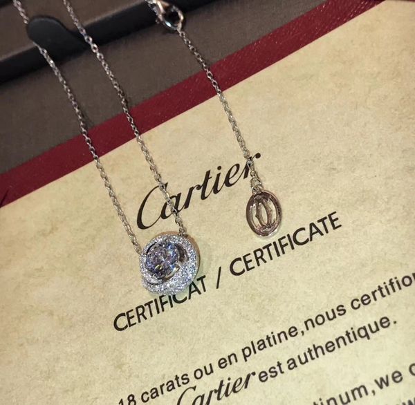 C Home France Diamond Necklace 19ss Stunning Pendant Necklaces With Original Box Women's Choker Birthday Gift
C Home France Diamond Necklace 19ss Stunning Pendant Necklaces With Original Box Women's Choker Birthday Gift